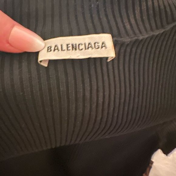 Balenciaga Printed Ribbed Mini Dress - Picture 4 of 5